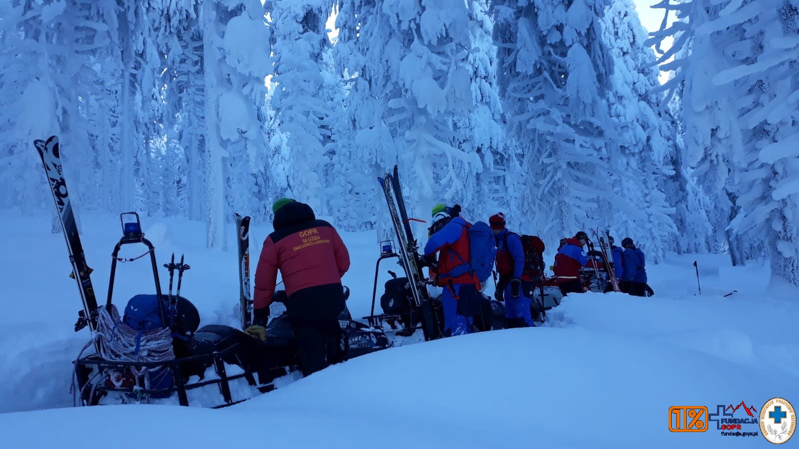 Śmierć w Chatce pod Śnieżnikiem fot. Grupa Sudecka GOPR