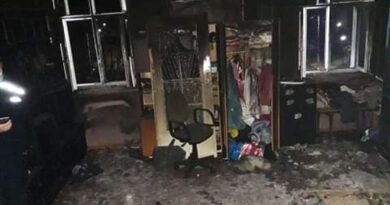 pożar mieszkania we Wschowie fot. Lubuska Policja