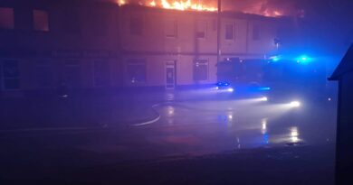 pożar kamienicy w Ozorkowie fot. KW PSP w Łodzi