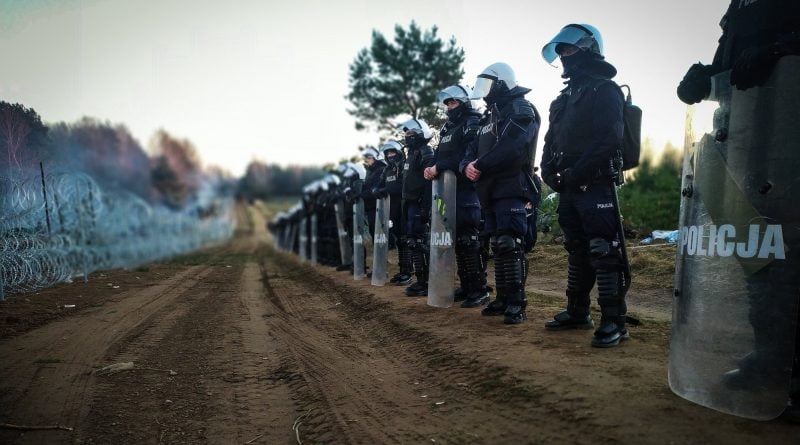 granica polsko-białoruska fot. policja
