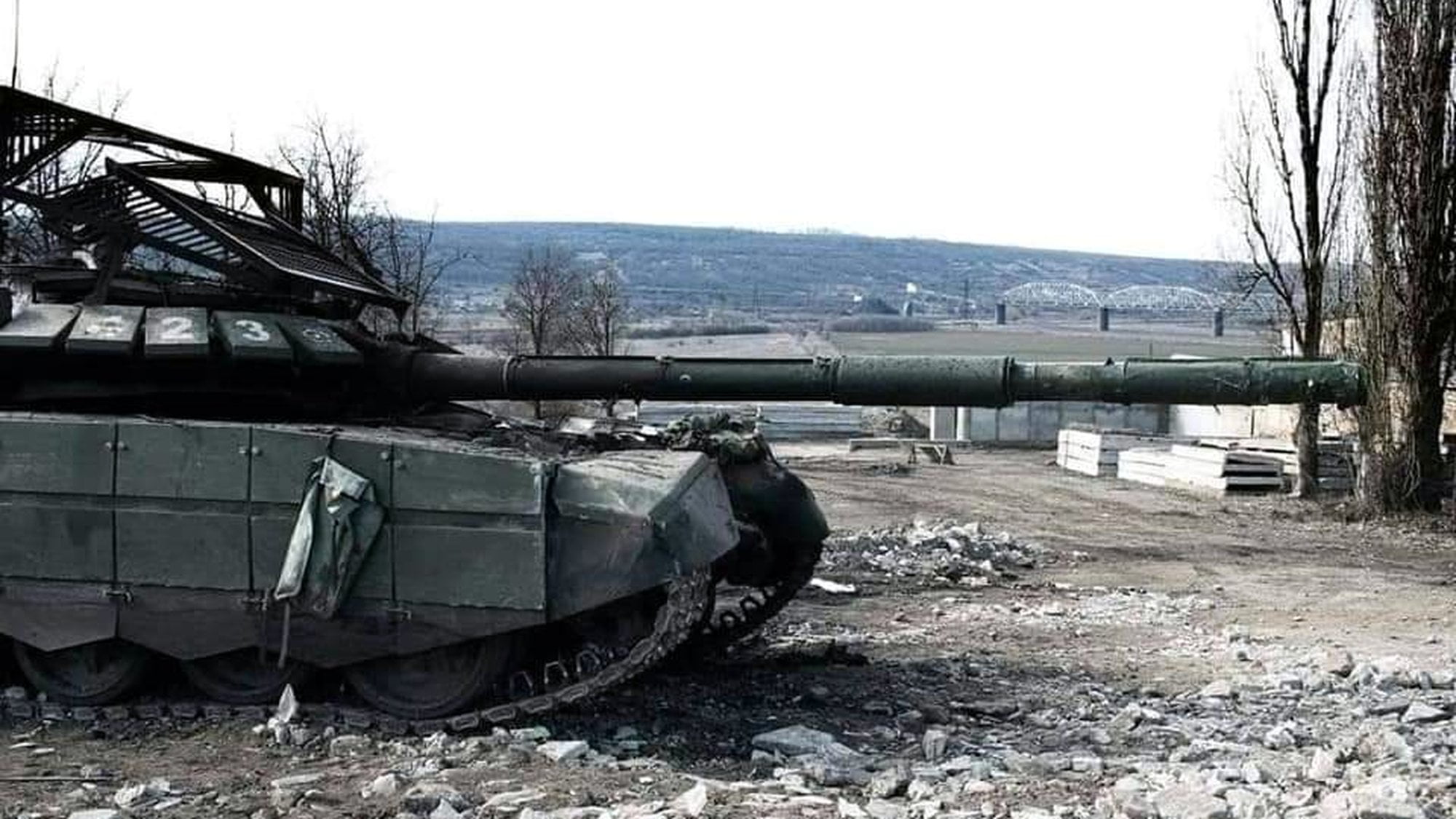 zniszczony rosyjski czołg fot. Siły Zbrojne Ukrainy