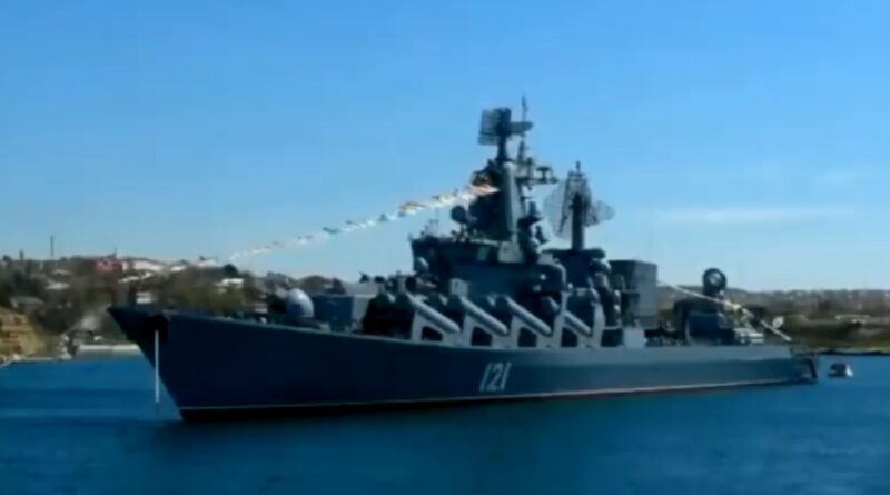 krążownik Moskwa fot. Siły Zbrojne Ukrainy