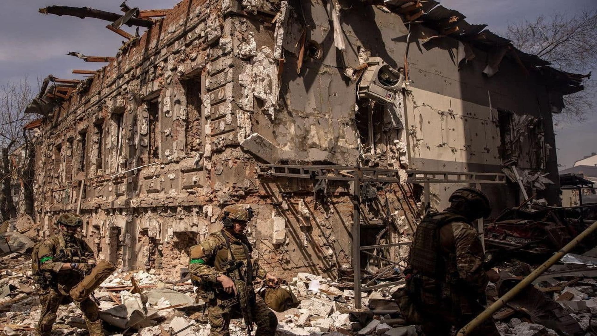 zniszczone miasto fot. Ministerstwo Obrony Ukrainy
