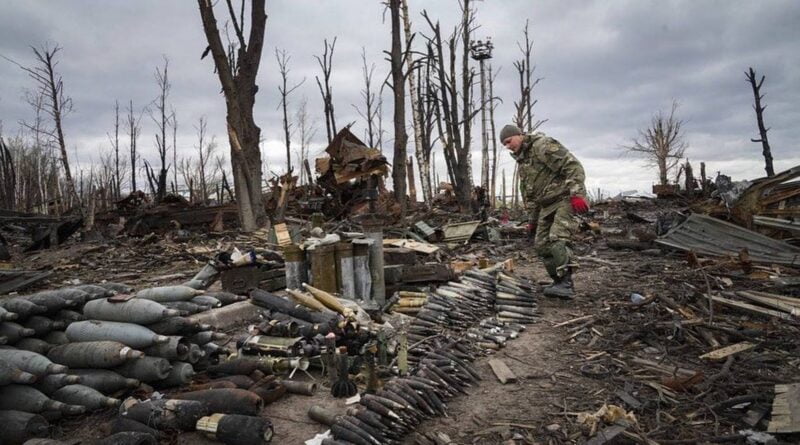 oczyszczanie Ukrainy z niewybuchów , min i resztek pocisków fot. Siły Zbrojne Ukrainy
