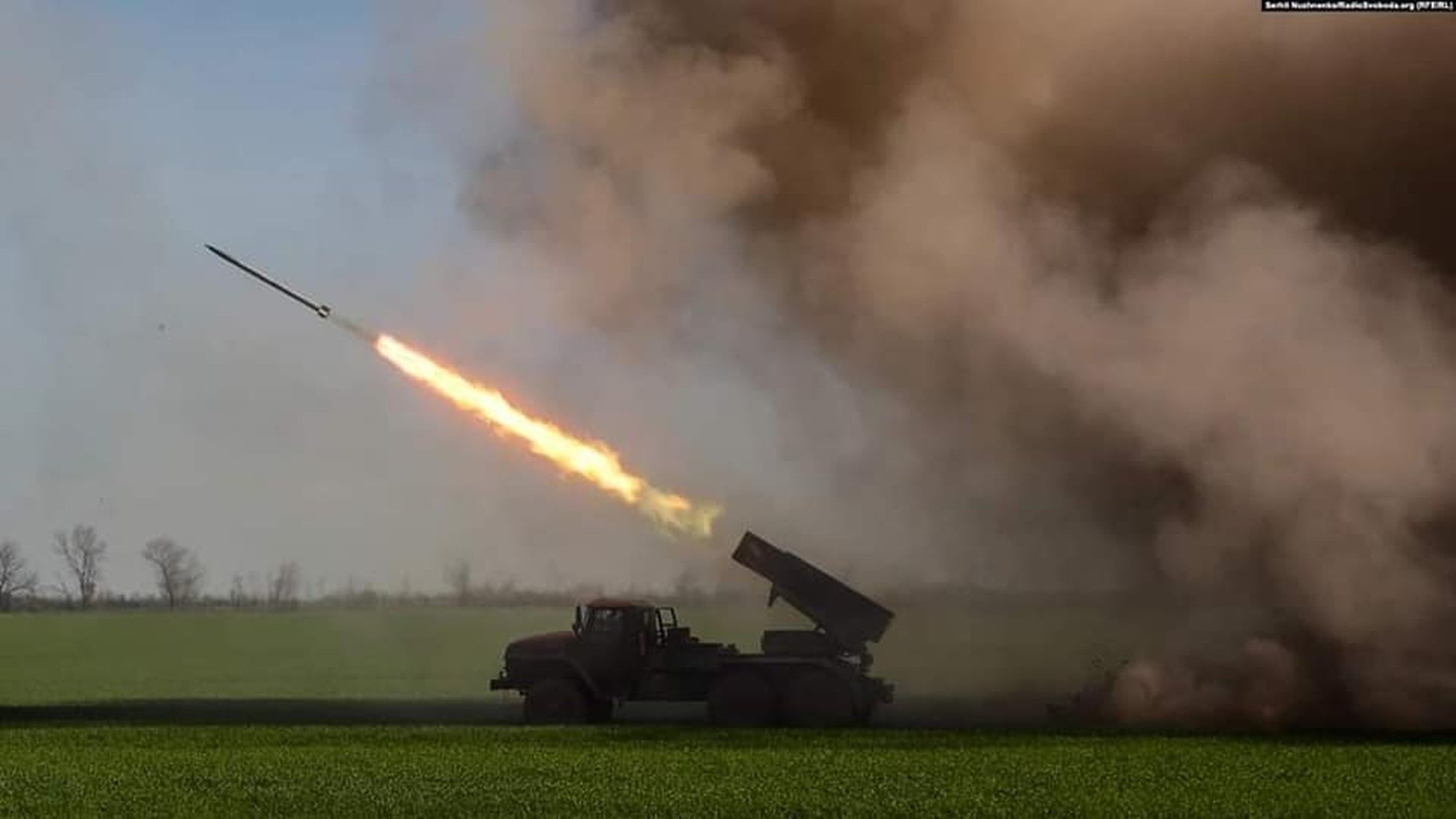 ukraiński ostrzał fot. Sztab Generalny Sił Zbrojnych Ukrainy