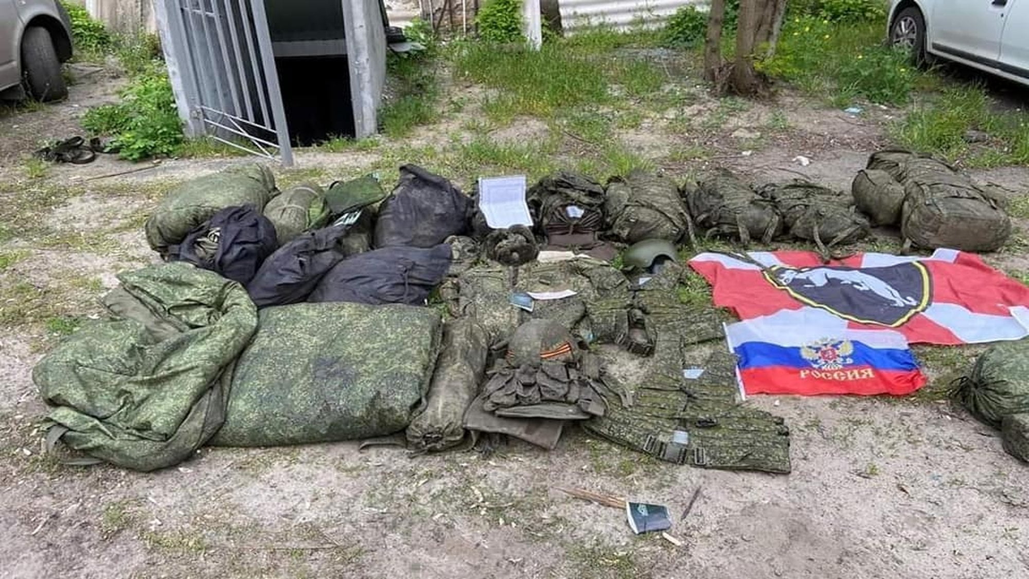 wyposażenie rosyjskich żołnierzy fot. Sztab Generalny Sił Zbrojnych Ukrainy