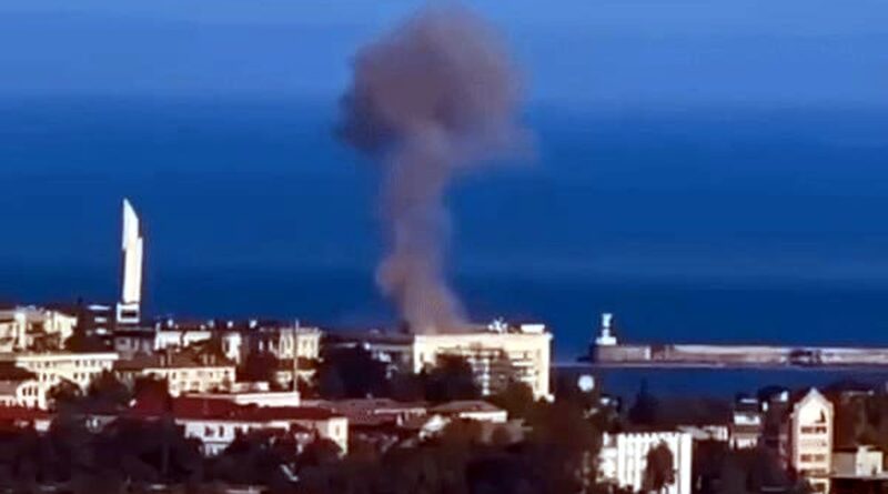 Atak na Sewastopol fot. O. Arestowycz, doradca Szefa Kancelarii Prezydenta Ukrainy